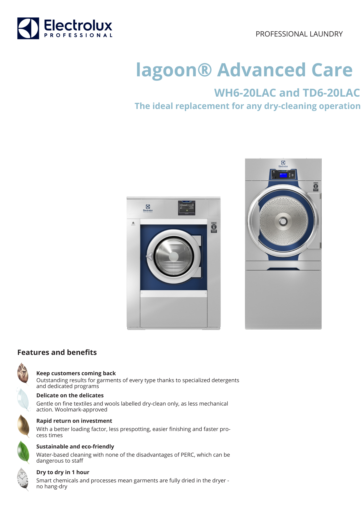 ELECTROLUX WASCATOR WASHER EXTRACTOR 20 KG