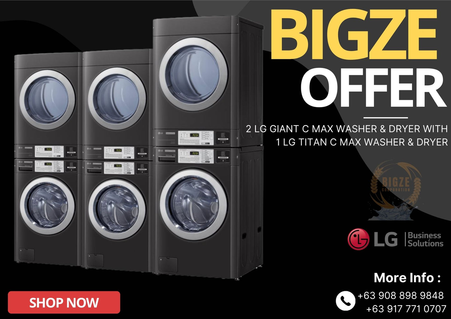 LG GIANT C MAX & TITAN C MAX COMPLETE PACKAGES