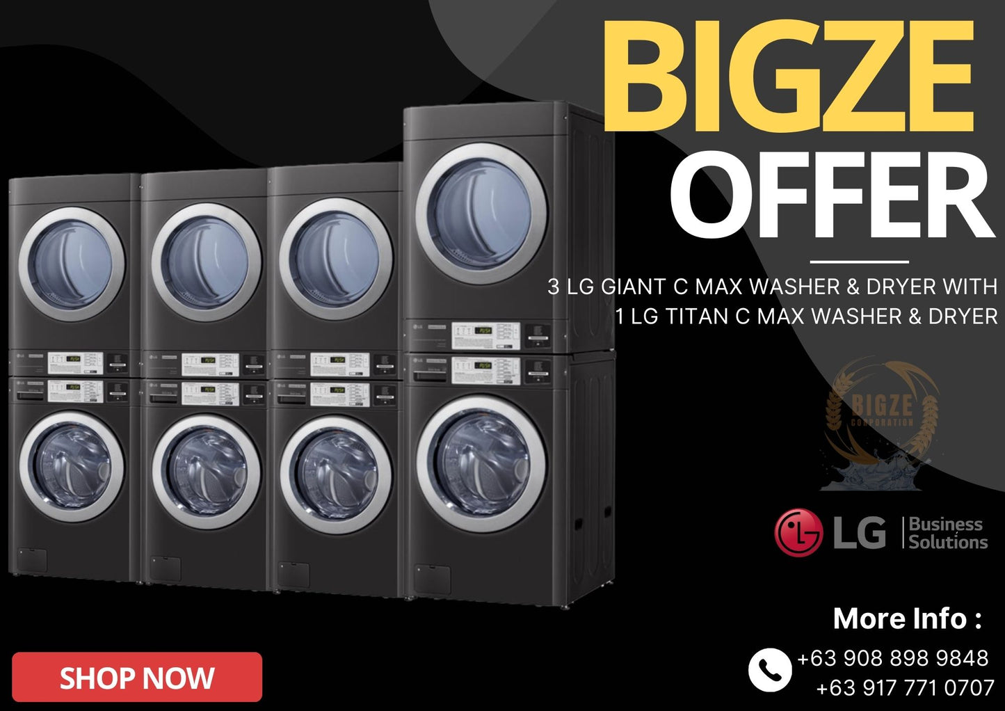 LG GIANT C MAX & TITAN C MAX COMPLETE PACKAGES